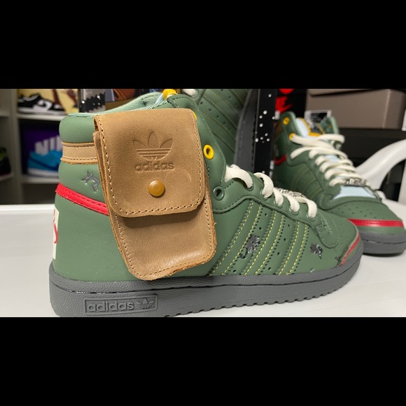 NEW in BOX - BOBA FETT Star Wars Mandalorian Shoes - Picture 4 of 15